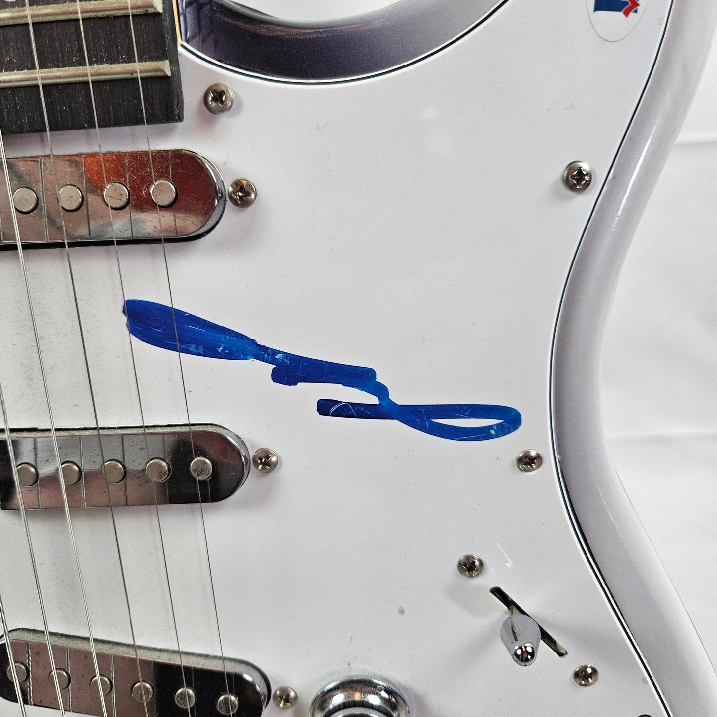 John Travolta Custom Skin Guitar Signed