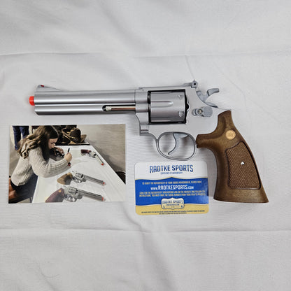 Cailey Flemming Prop Revolver Replica Signed
