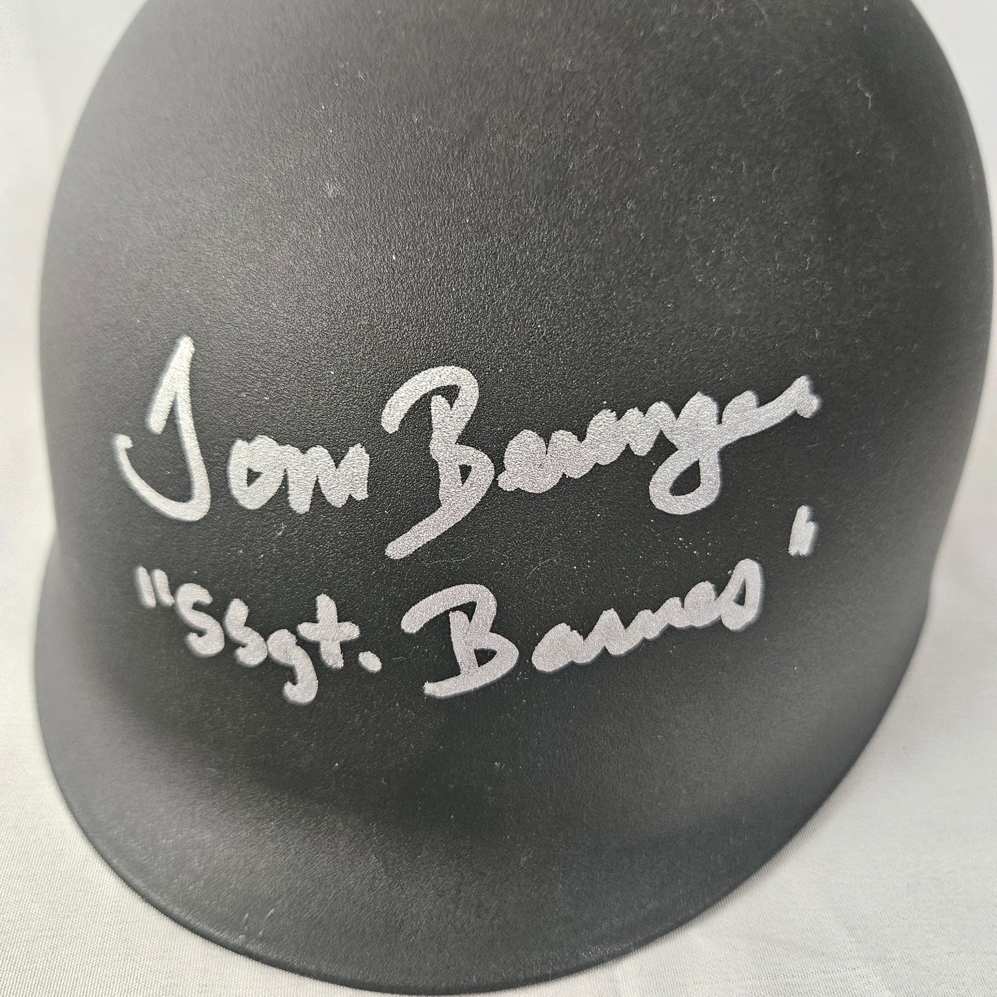 Tom Berenger Signed "Platoon" Army Helmet