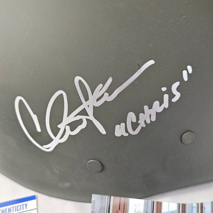 Charlie Sheen "Platoon" Signed Replica Vietnam Army Helmet