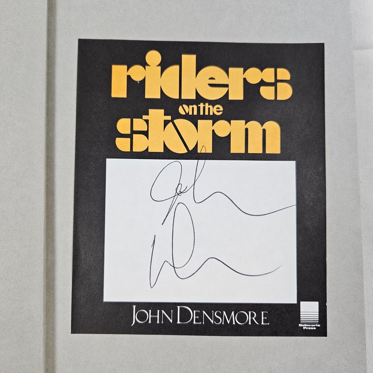 Riders on the Storm by John Densmore, signed