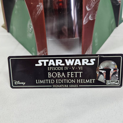 Jeremy Bulloch Boba Fett Helmet Signed