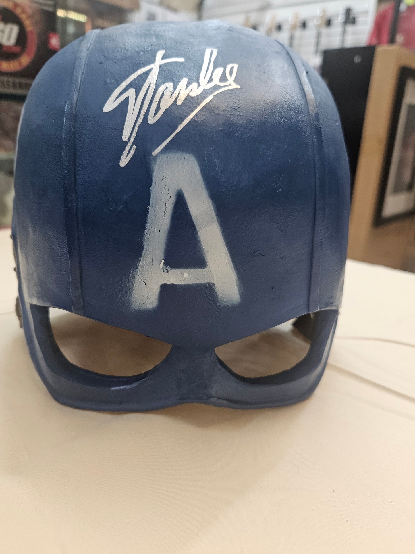 Stan Lee Signed Captain America Rare/Limited Edition Helmet