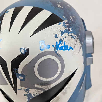 Katee Sackhoff Bo-Katan Kryze Limeted Edition Helmet Signed