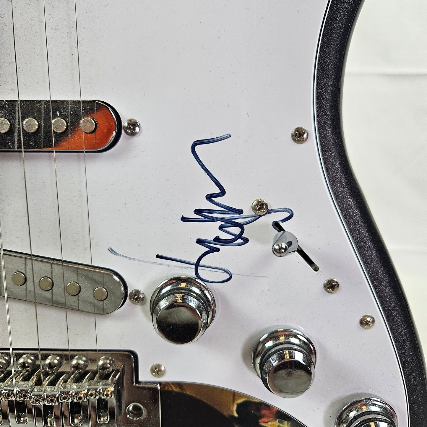 Harrison Ford 1 of 1 RARE Custom Skin Guitar Signed