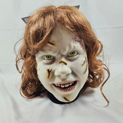 Linda Blair Exorcist Mask Signed