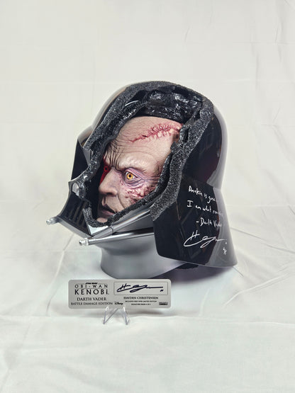Hayden Christensen Obi-Wan Kenobi Battle Edition Helmet 4/5 Exclusive Signed