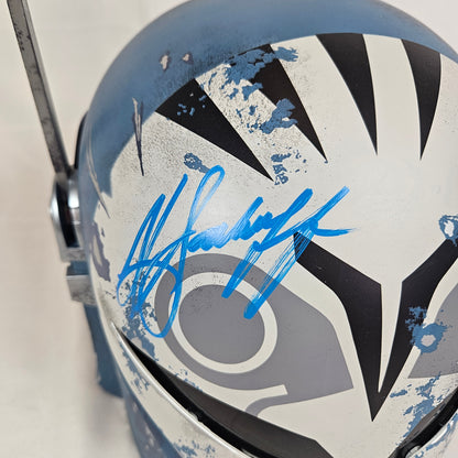 Katee Sackhoff Bo-Katan Kryze Limeted Edition Helmet Signed