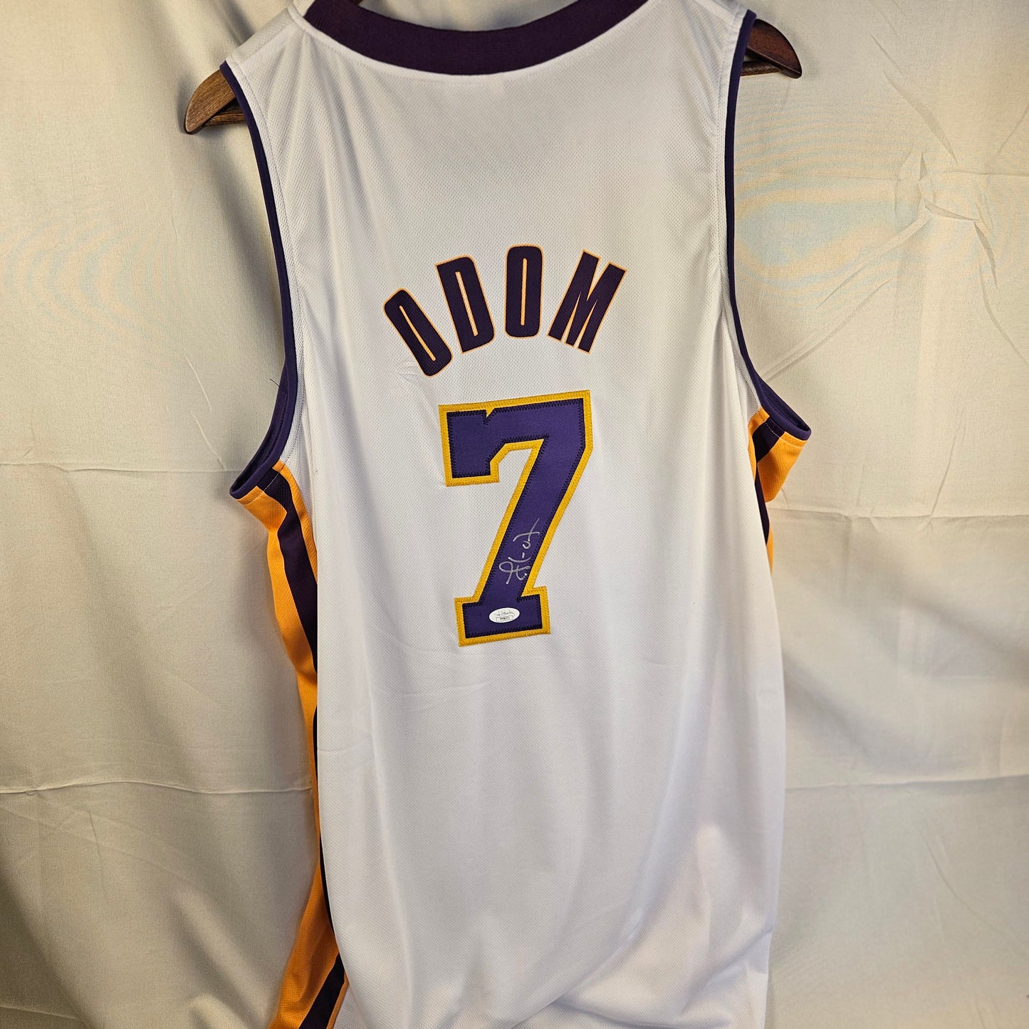 Lamar Odom Jersey Signed