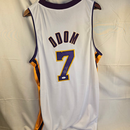 Lamar Odom Jersey Signed