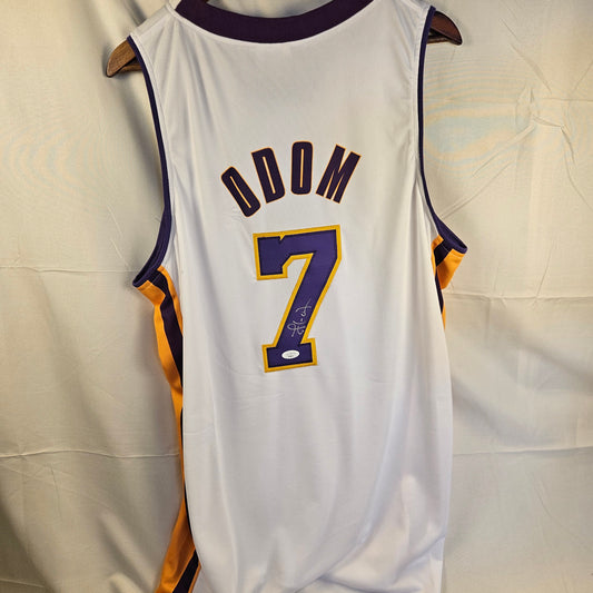 Lamar Odom Jersey Signed
