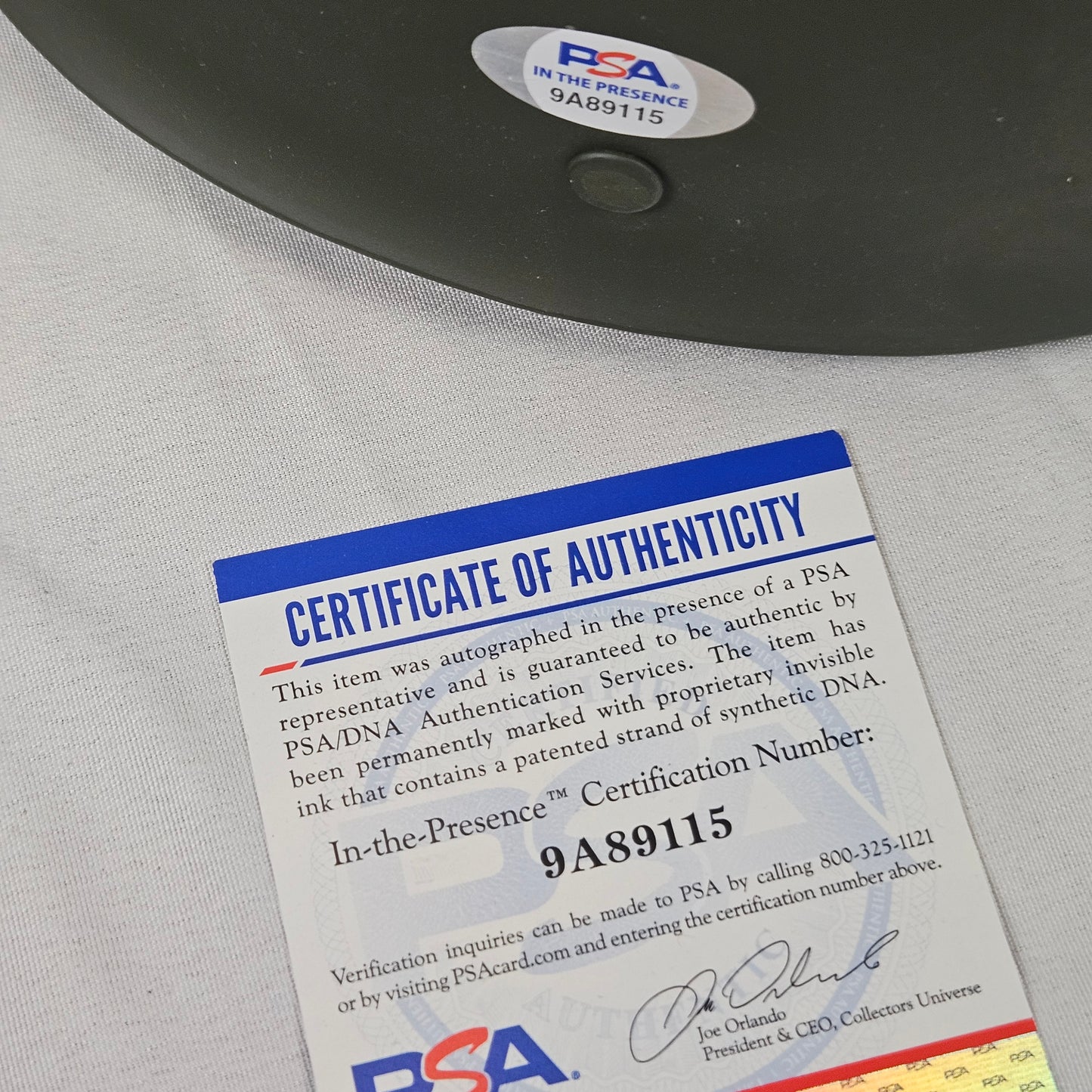 Charlie Sheen "Platoon" Signed Replica Vietnam Army Helmet