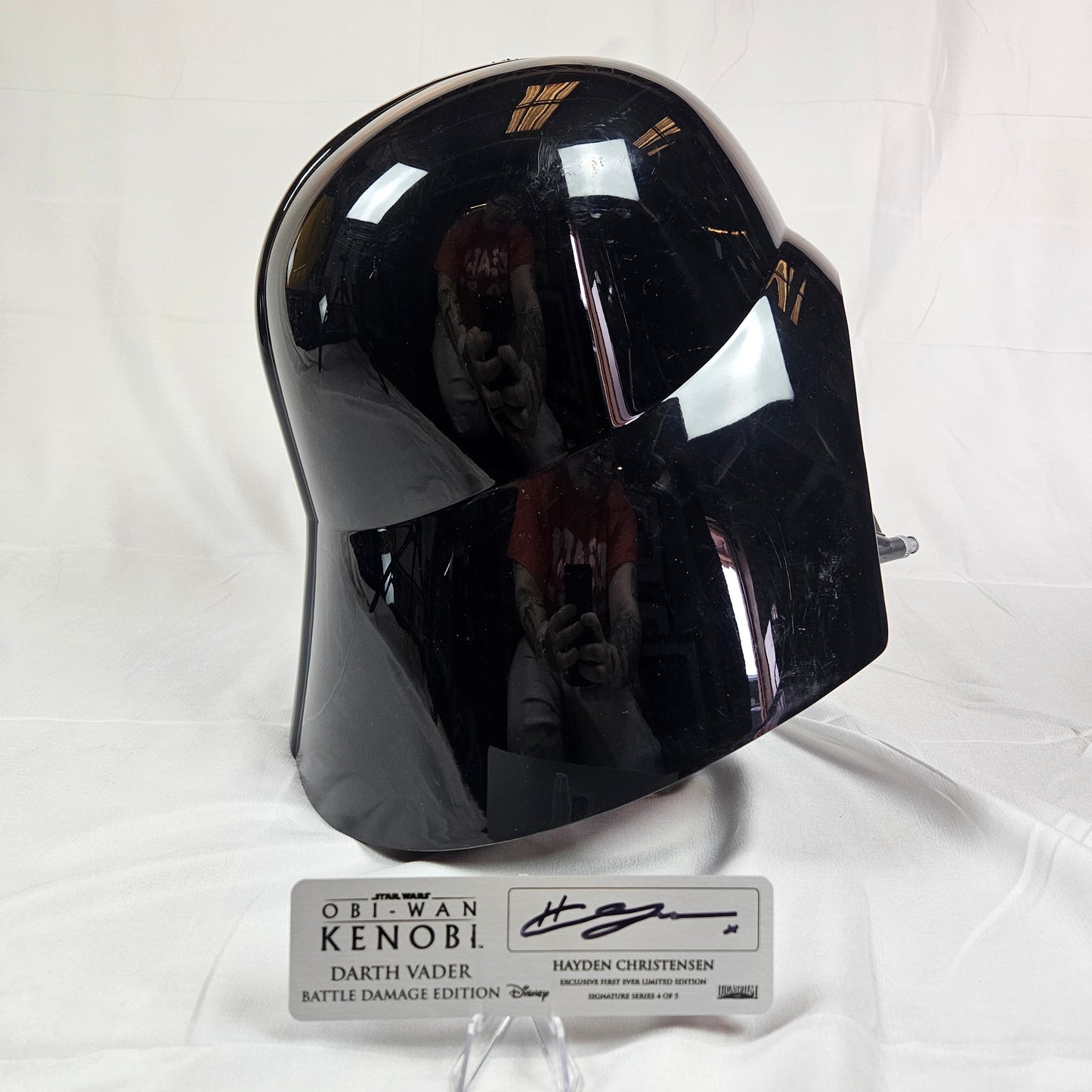 Hayden Christensen Obi-Wan Kenobi Battle Edition Helmet 4/5 Exclusive Signed