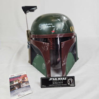 Jeremy Bulloch Boba Fett Helmet Signed
