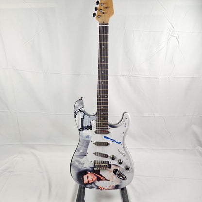 John Travolta Custom Skin Guitar Signed