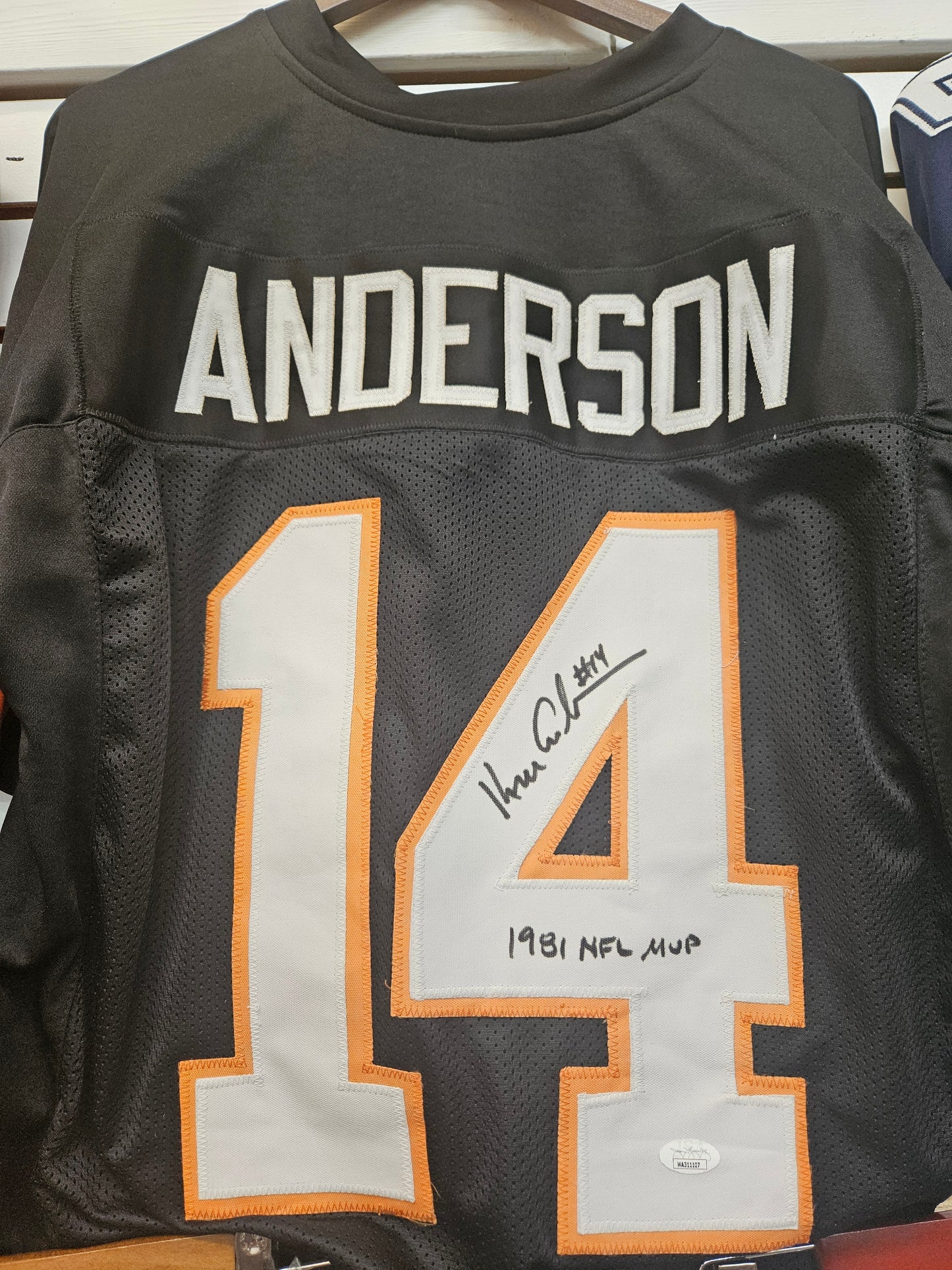 Ken Anderson 1981 MVP Jersey