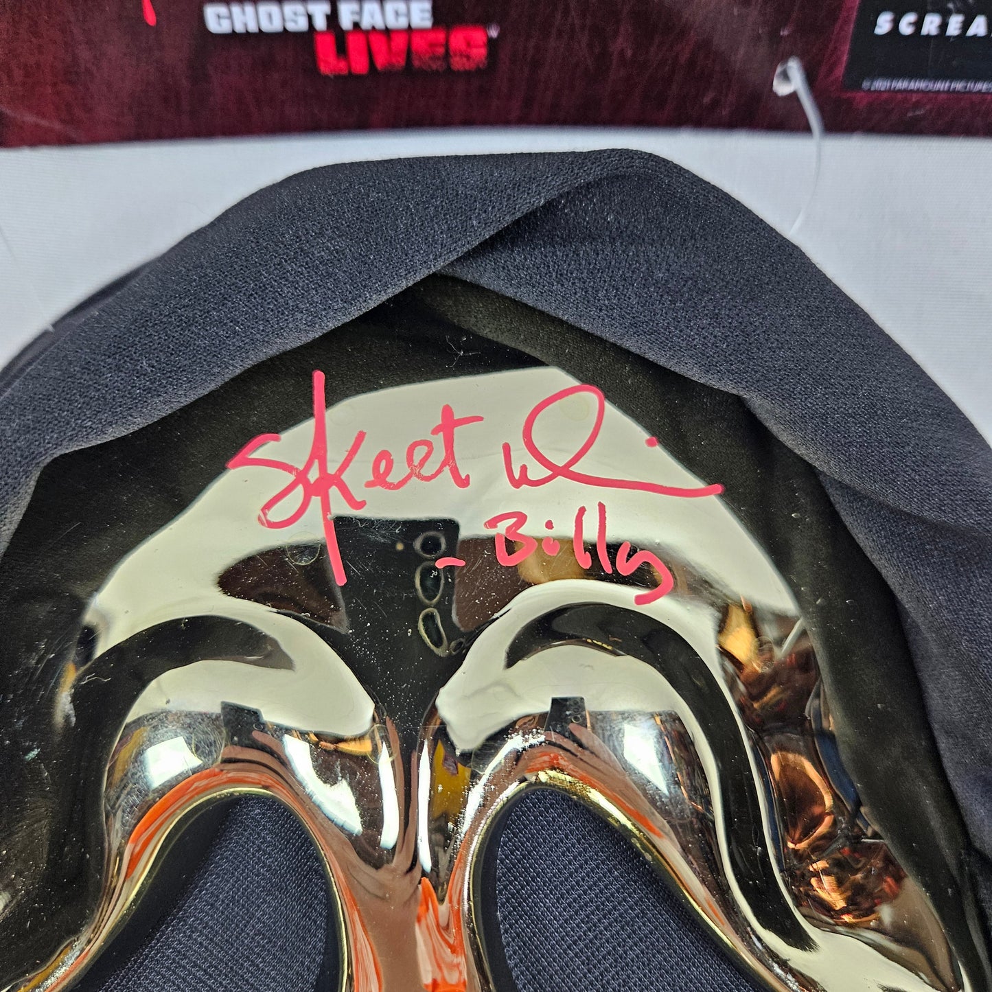 Mathew Lillard & Skeet Ulrich Scream Mask Signed