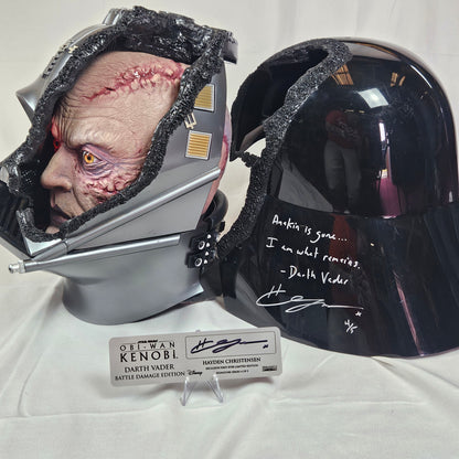 Hayden Christensen Obi-Wan Kenobi Battle Edition Helmet 4/5 Exclusive Signed