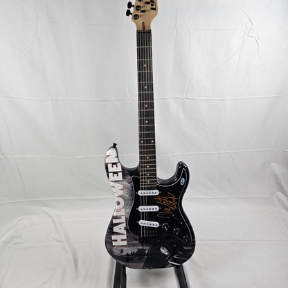Nick Castle Custom Skin Guitar Signed