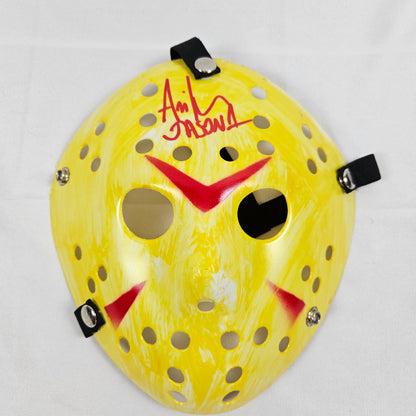 Ari Lehman Mask Signed Witnessed