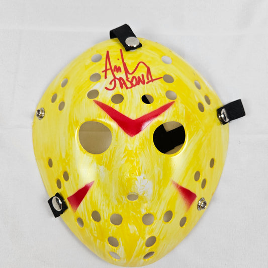 Ari Lehman Mask Signed Witnessed