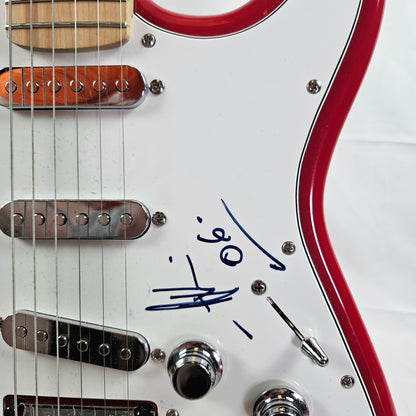 Guns N Roses Guitar Signed By Axel, Duff, Adler, & Slash with Sketch Signed