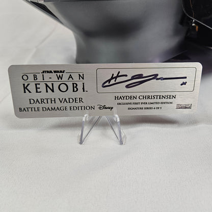 Hayden Christensen Obi-Wan Kenobi Battle Edition Helmet 4/5 Exclusive Signed
