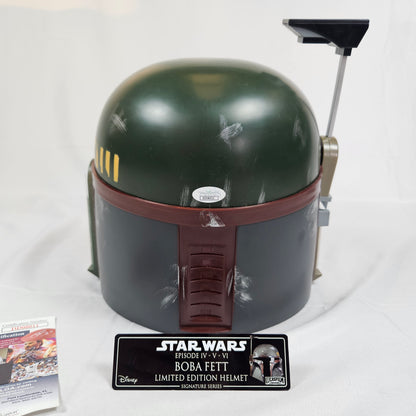 Jeremy Bulloch Boba Fett Helmet Signed