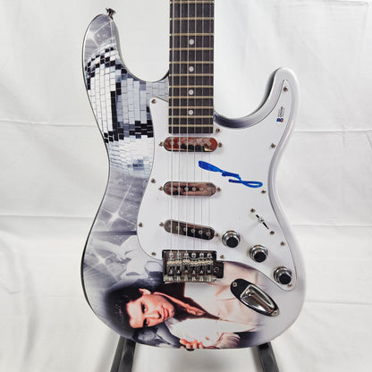 John Travolta Custom Skin Guitar Signed