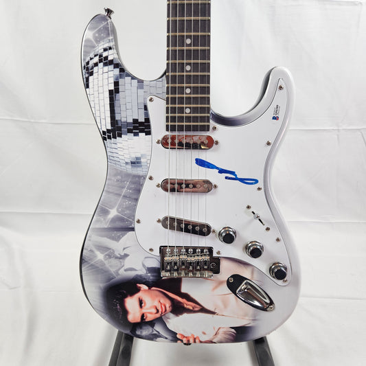 John Travolta Custom Skin Guitar Signed