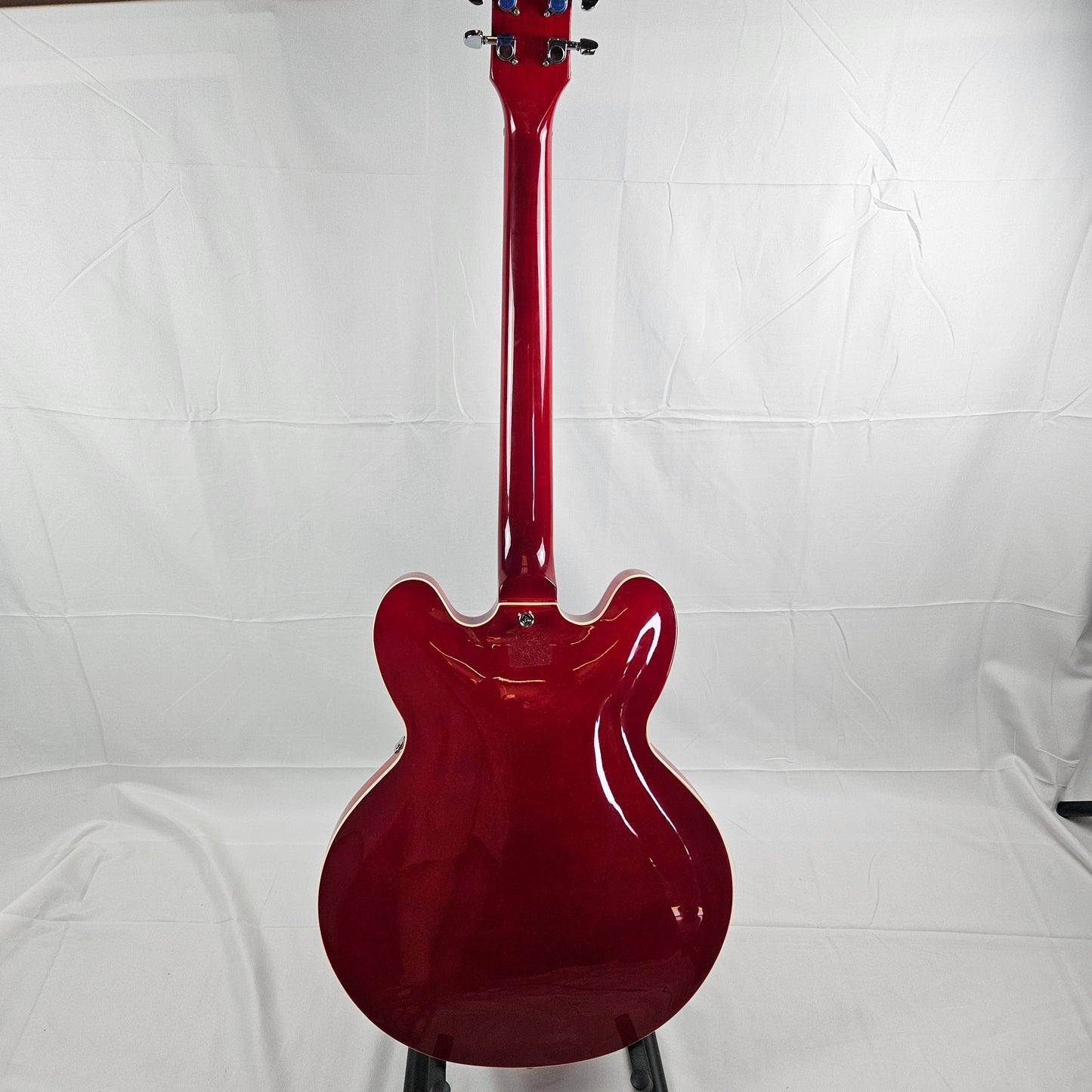 Michael J. Fox Guitar with Custom Skin Signed