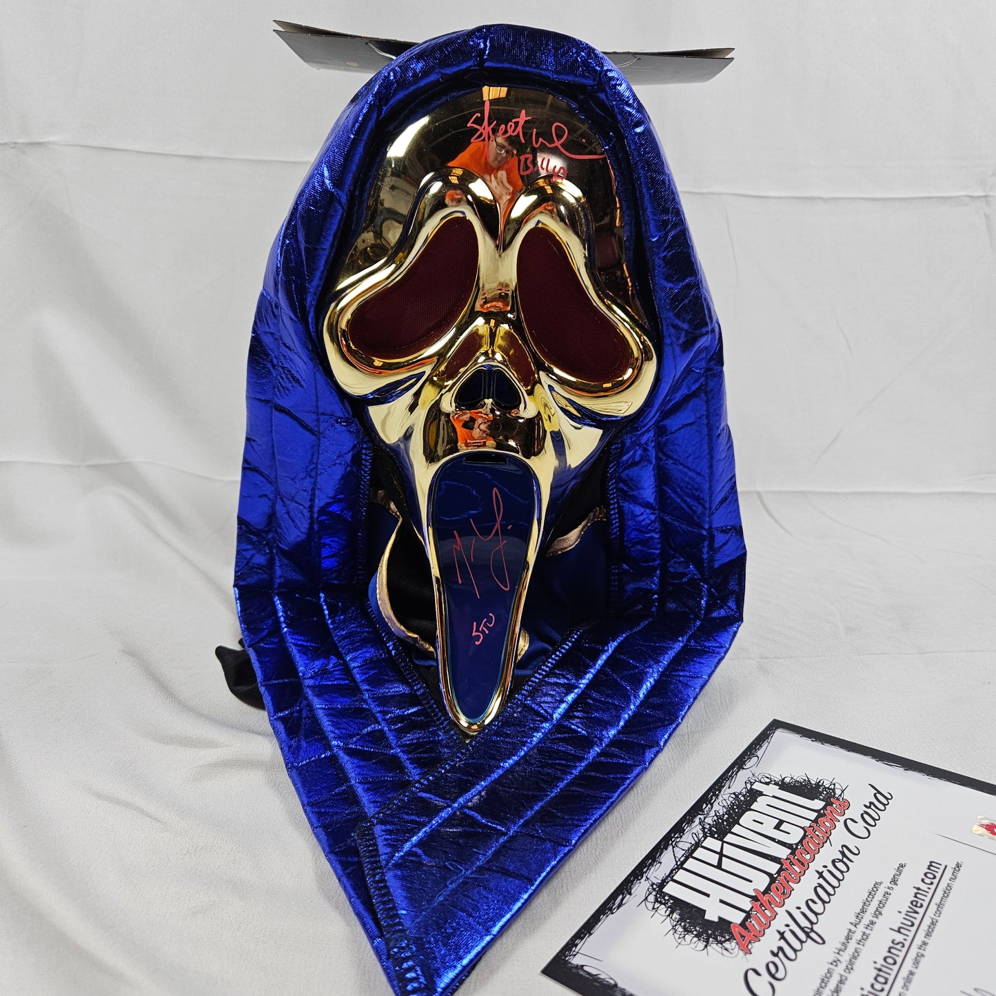Mathew Lillard & Skeet Ulrich Scream Mask Signed