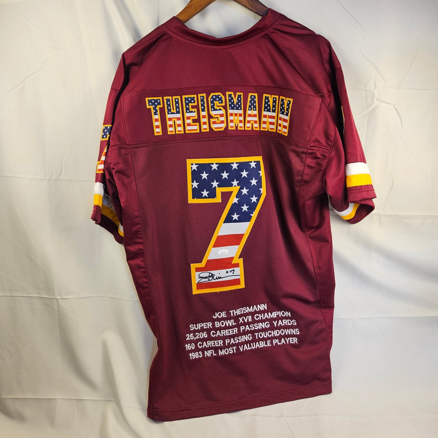 Joe Theismann Jersey Signed
