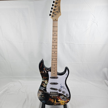 Harrison Ford 1 of 1 RARE Custom Skin Guitar Signed