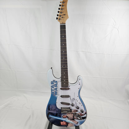 Ewan McGregor Guitar With Custom Skin Signed