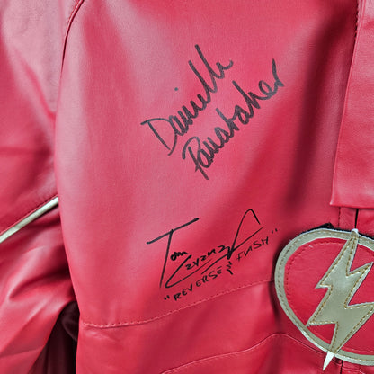 Tom C., Daniella P., & Steve A. Flash Jacket Signed